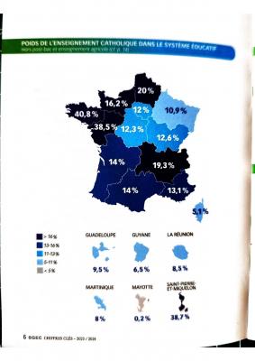 L enseignement catholique en chiffres page 0005